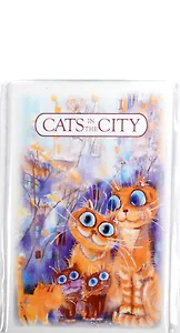 Магнит Cats in the City (Дружная семья)