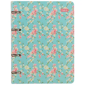 Тетрадь на кольцах в клетку Unnika, "Cute & Funny. Flowers", 100 листов