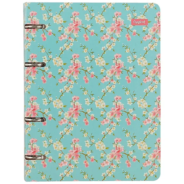 Тетрадь на кольцах в клетку Unnika, "Cute & Funny. Flowers", 100 листов 251856 — 1