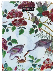 Книга для записей А5- 96л кл. "THAI" в твердом переплете, ляссе, карман на форзаце, ART-BLANC