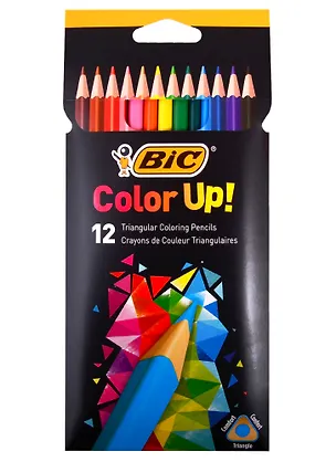 Карандаши цветные Bic, Color Up, 12 цветов 257228