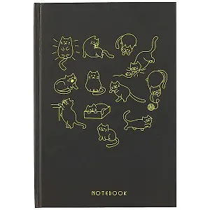 Книга для записей «День кота», 80 листов, А5