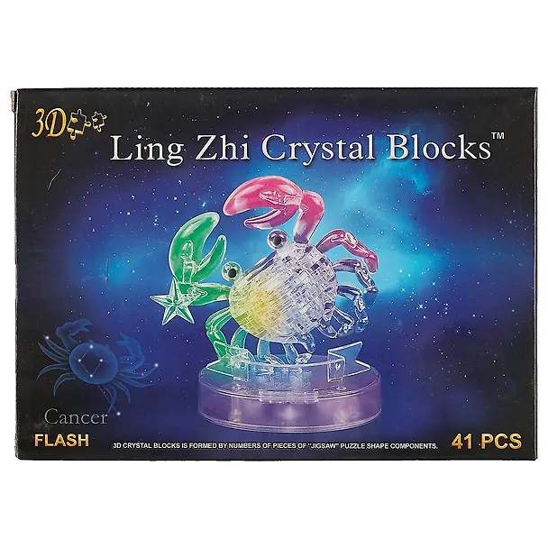 3D Crystal Puzzle Знаки Зодиака Рак со светом (9048A) 2519867 — 2