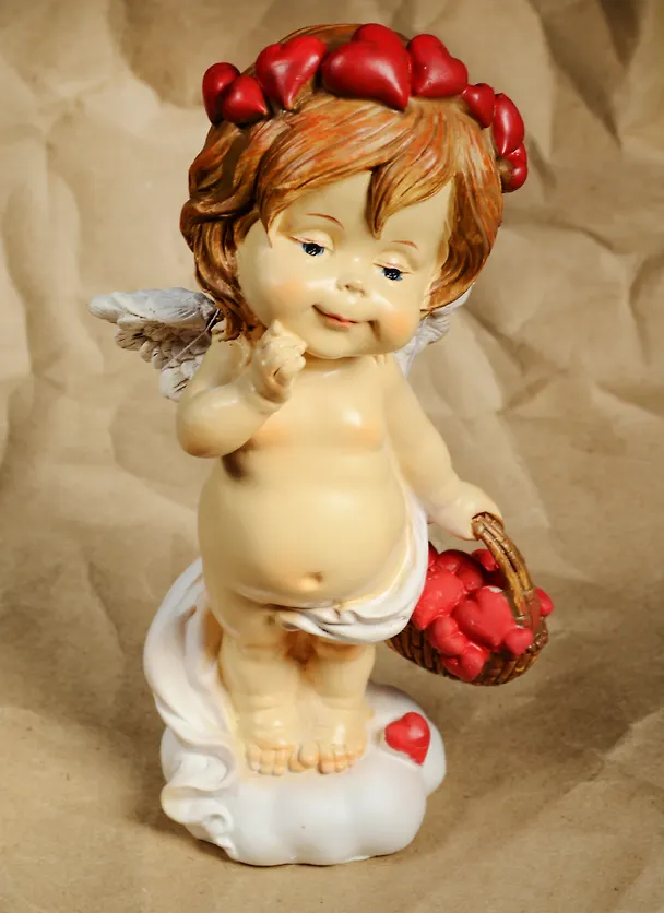 Фигурка Ангел с сердечками 20см 2573943 — 2