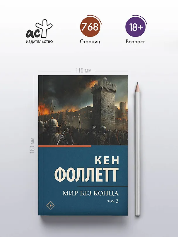 Книга Мир без конца [В 2 т.] Том 2 (Кен Фоллетт) — 5