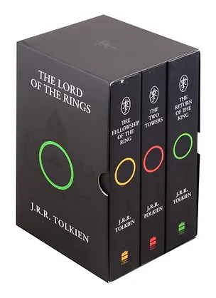 Книга Lord of the Rings, The , 3 Vol.Boxed set(black cover), Tolkien J.R.R. (Джон Рональд Руэл Толкин)