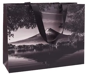 Пакет А4 28*36*11 "ART. Digital art. Гора Фудзияма" горизонт, лам.картон, Schiller