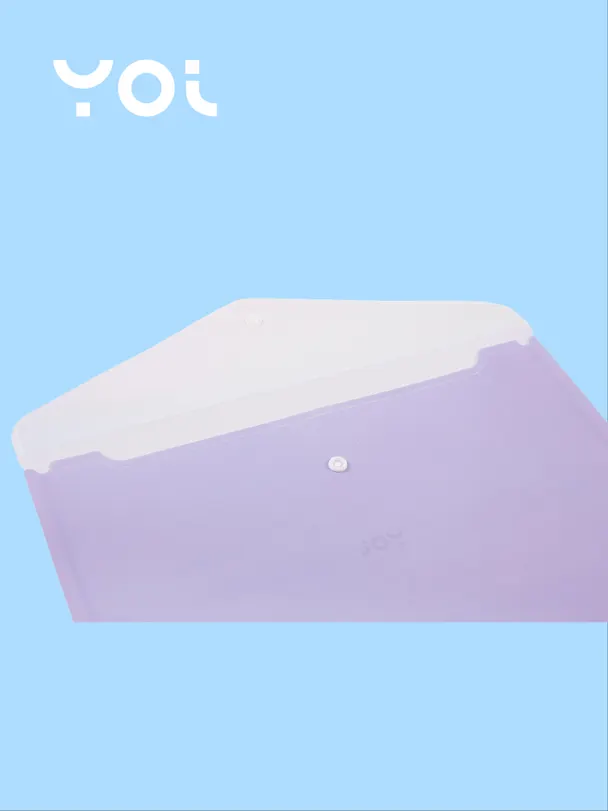 Папка -конверт «Rainbow» А4 на кнопке, Yoi 3070662 — 3