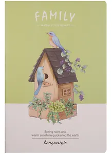 Тетрадь в клетку Languo, Sweet home, 44 листа, в ассортименте