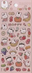 Наклейки Зайки -1