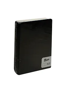 Блокнот с выдавленными английскими буквами черный (003771) (Карамба)