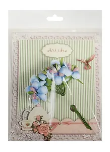 Букетик с камушками синий (11-00072-5) (упаковка)