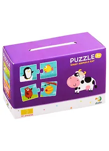 Пазл-парочки Кто что ест 24 элемента Dodo