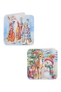 Арт Дизайн Открытка двойная мини Новый Год код 120Н