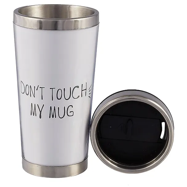 Термостакан Don’t touch my mug (белый) (пластик) (400мл) 2650826 — 2