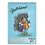 Скетчбук А5 60л "Смешные животные" белый офсет, 100г/м2, тв.обложка., гребень — 2901268 — 2