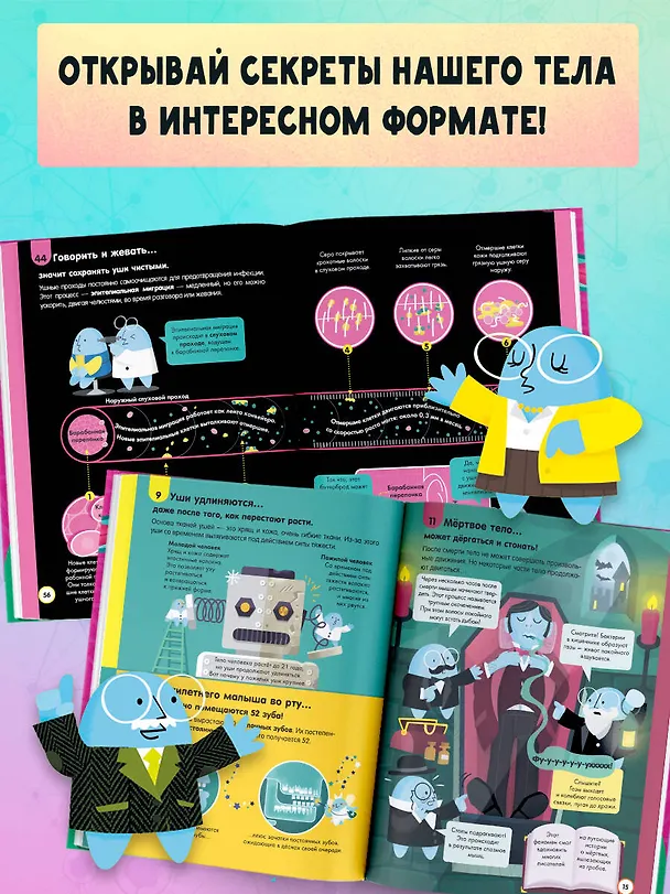 Книга 100 любопытных почему о теле человека (Минна Лейси, Алекс Фрайт, Джонатан Мелмот, Мэтью Олдэм) — 7