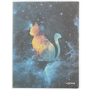 Тетрадь в клетку Lenwa, Cat in spase, 80 листов 245676