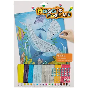 Мозаика EVA конверт Дельфины