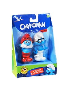 Набор для купания Смурфики ПВХ (2шт) (3R-BOX) (Играем вместе) (пищалка) (в ассорт.) (0,6+) (дисплей) (в кор. 4х12 наб.)