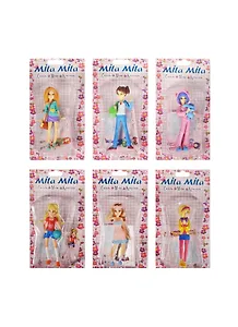 Куклы Mila-Mila (ML-001-010) (6 видов) (4+) (блистер)