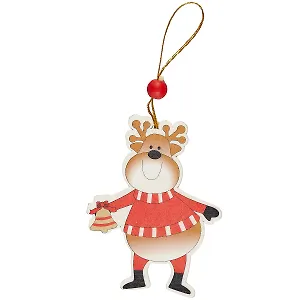 Деревянное украшение «Олень», 7.5 х 9.5 см