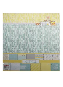 Набор бумаги для скрапбукинга 30,5х30,5 см 190 гр/м, односторон Лес Чудес, 13 листов