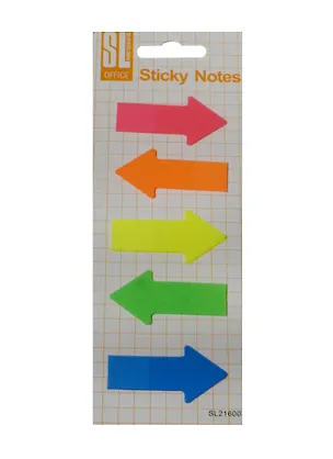 Закладки самоклеящиеся 45*25мм 5цв*25л "Стрелки большие", SL 236122