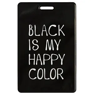 Чехол для карточек Black is my happy color (ДГ2021-283)