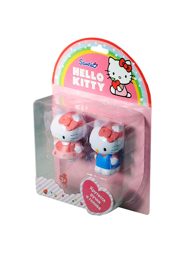 Набор из 2 фигурок Hello Ketty (F-17-R) (178362) (Играем вместе) (в кор. 48шт) (блистер) 2404413 — 1