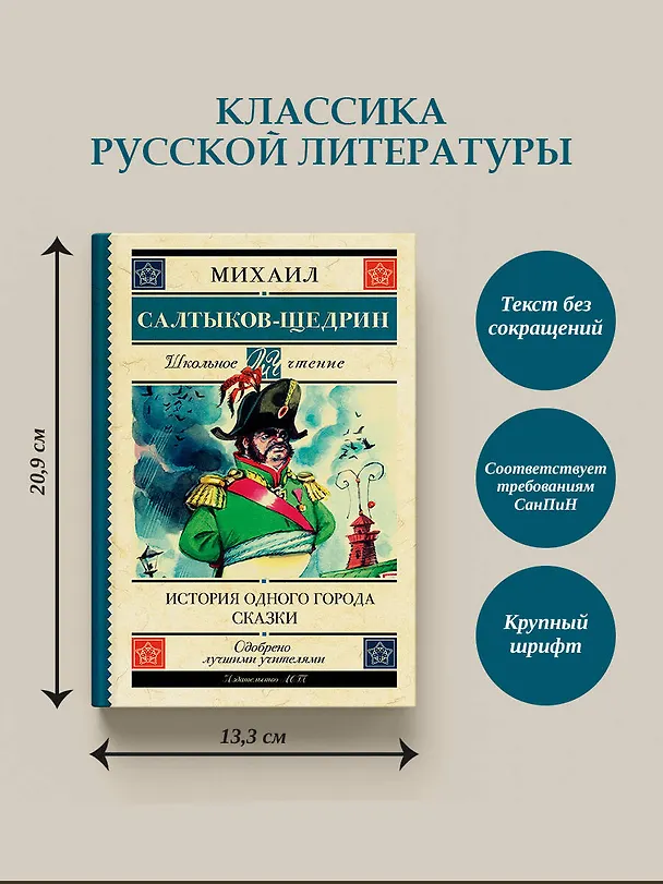 Книга История одного города. Сказки (Михаил Салтыков-Щедрин) — 5