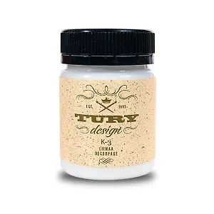 Клей для декупажа на водной основе TURY Design K-3 (00130) (50г) (банка) (TURY Valo)