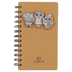 Записная книжка «My econote. Совы. Be awesome», 200 страниц