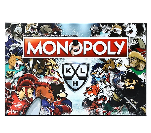 Настольная игра «Новая Монополия КхЛ Маскоты», Hasbro 3151853 — 1