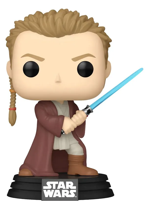 Фигурка Funko POP! Bobble Star Wars Ep 1 TPM 25th Obi-Wan Kenobi (Young) (699) (Fun76018) 3118603 — 1