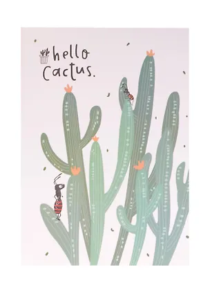 Тетрадь В5 "Hello Cactus", 36 л, линейка 243086