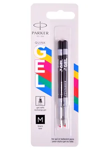 Стержень гелевый "Gel Ball Point" черный, 98мм, 0,7мм, 2 шт., блистер, Parker