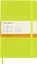 Книга для записей А5 120л лин. "CLASSIC LARGE" тв.,обл., лаймовый, резинка, ляссе, Moleskine — 255761 — 2