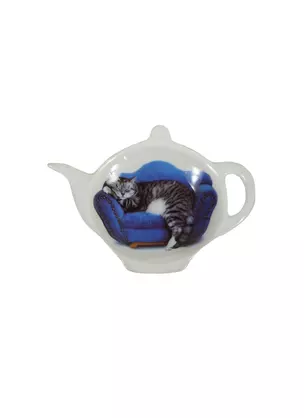 Подставка-блюдце под чайные пакетики Кот (TB-Cat) (фарфор) Gift'n'Home — 2454090 — 1