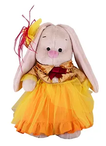 Игрушка мягкая Budi Basa, Зайка Ми барышня в янтарно-золотом (малый) 25 см