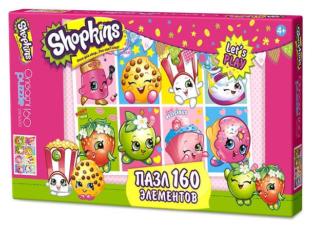 Пазл «Shopkins Праздник в Шопвилле» 160 элементов 332239 — 1