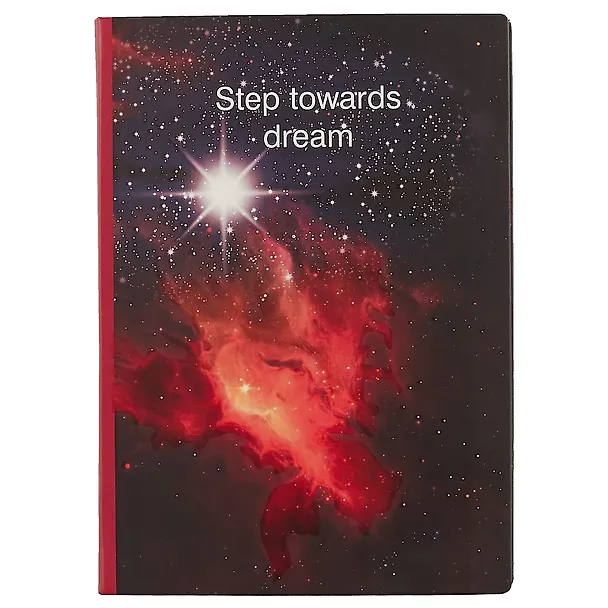 Блокнот «Step towards dream», красный, 192 страницы, А5 2551635 — 1