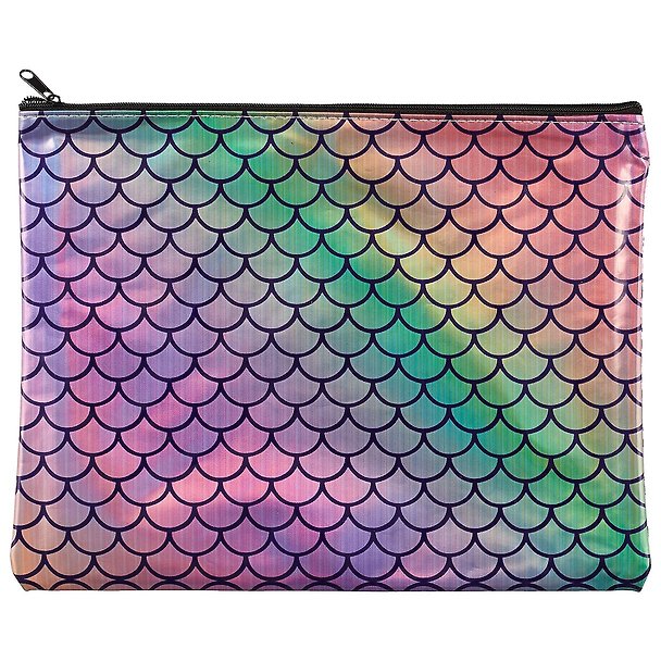 Папка для тетрадей «Rainbow fish-scale» В5, на молнии 247872 — 1