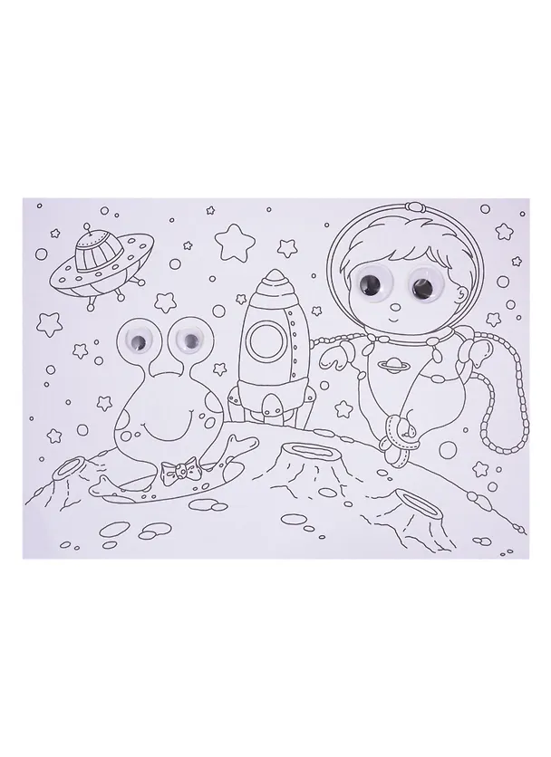 Книга РАСКРАСКА с 4 глазками. ДЛЯ МАЛЬЧИКОВ () — 3