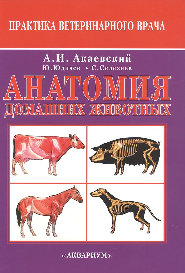 Книга Анатомия домашних животных (Анатолий Акаевский) — 1