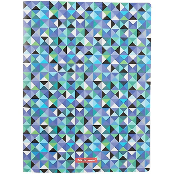 Папка 30ф А4 "Cubes" пластик, Erich Krause 259526 — 1