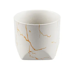 Кашпо Мрамор (белое) (керамика) (8х7) (12-06650-202306-99) 2996698