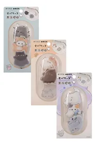Набор значков Котики Cute (3шт) (ПВХ) (4см) (12-81541-202510-SPT-39) (ассорти)