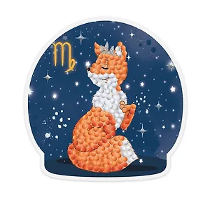 Набор для творчества. Кристальная (алмазная) мозаика ФРЕЯ "Магнит. Знаки зодиака. Дева"