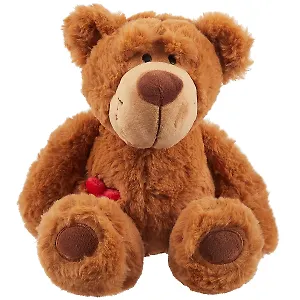 Мягкая игрушка Мишка, с сердечком 32 см цв. в ассорт.